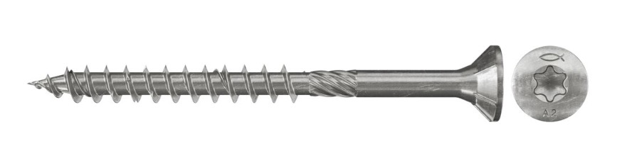 Vis à bois Fischer FPF-ST P; 4,5x60 mm; TX20; 100 unités