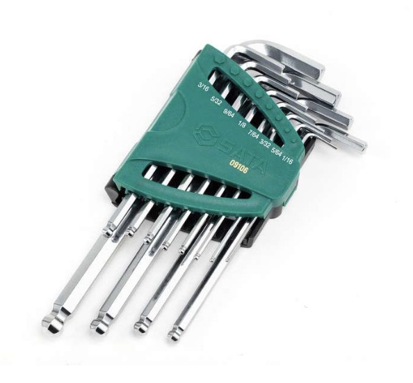 Clé hexagonale Sata S09106; 12 unités