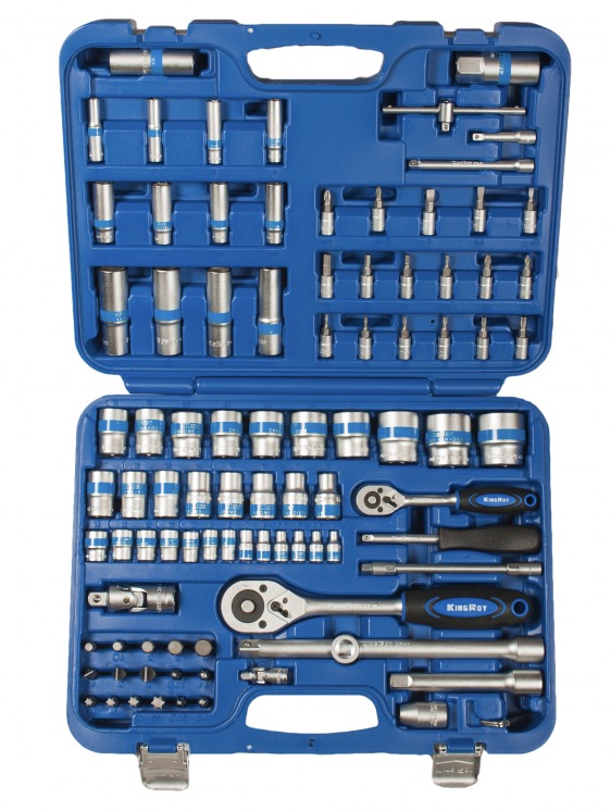 Ensemble d'outils KingRoy KR094MDA12; 1/4''+1/2''; 94 unités
