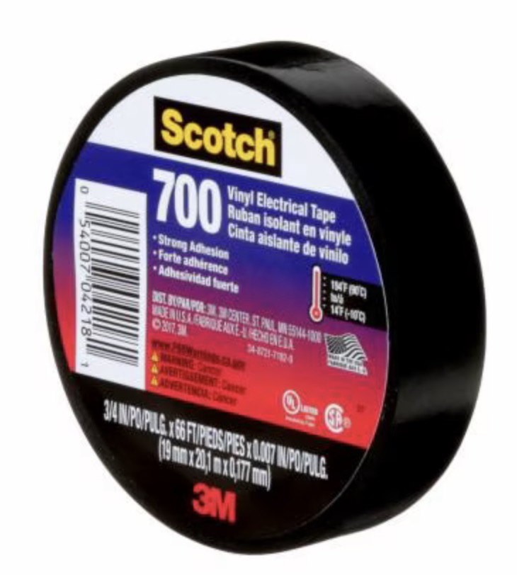 Ruban isolant 3M Scotch 700; 19 mm; 20 m; noir