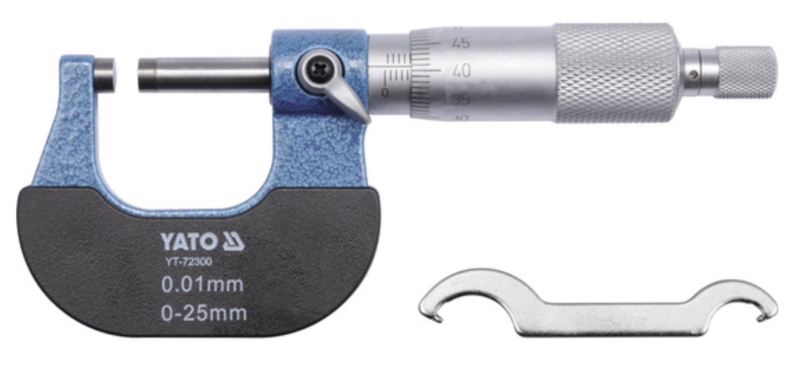 Micromètre Yato YT-72300; 0-25 mm