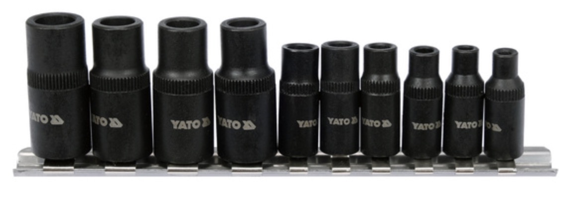 Jeu d'adaptateurs Yato YT-29280; 10 unités