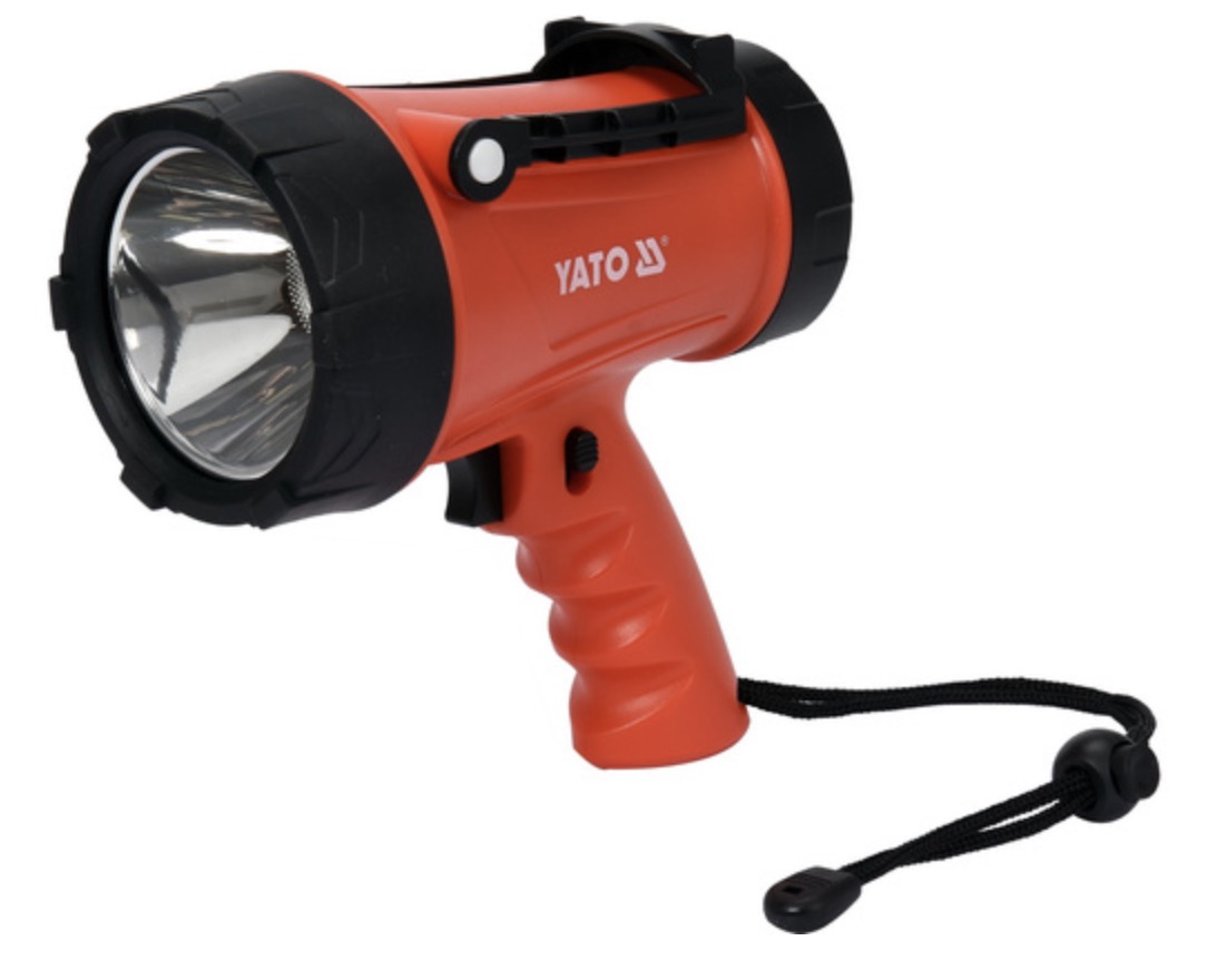 Lampe de poche Yato YT-08551; 3,7 V; 1x4,4 Ah accu.