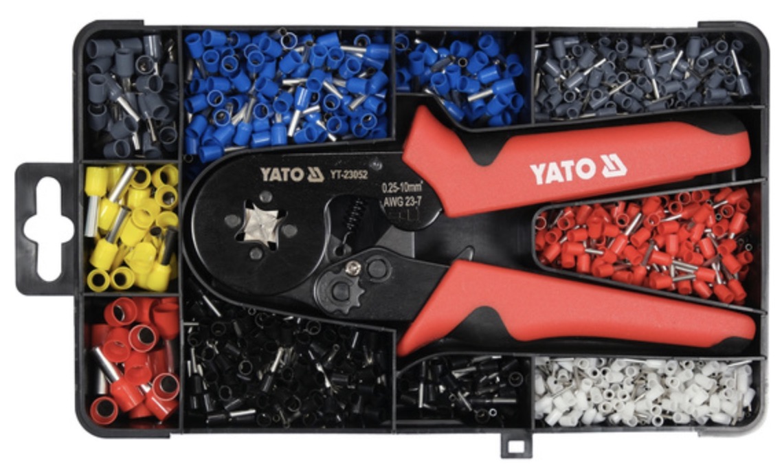 Pince de connecteur Yato YT-23052; 175 mm + Accessoires