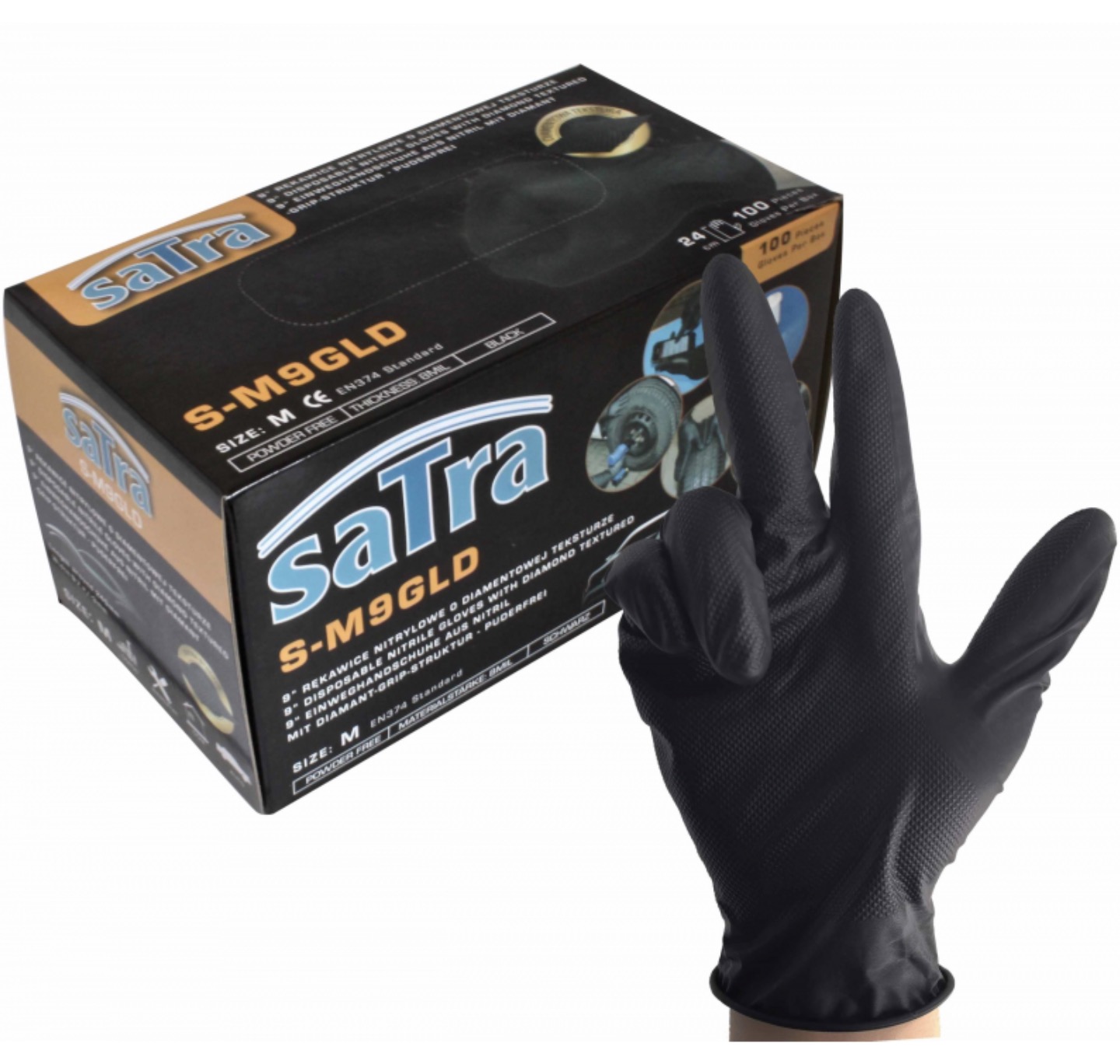 Gants SATRA S-S9GLD; S; 100 unités