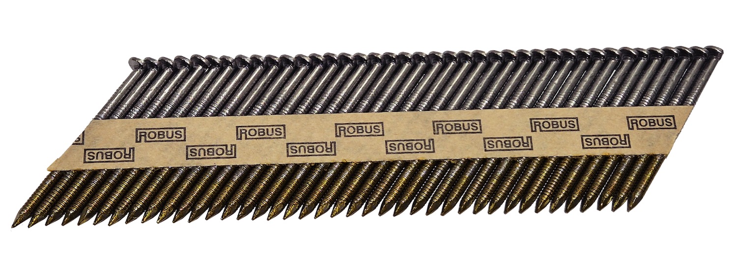 Ongle Robus; 50x2,8 mm; 34°; 6000 pcs .; vapeur ondulée