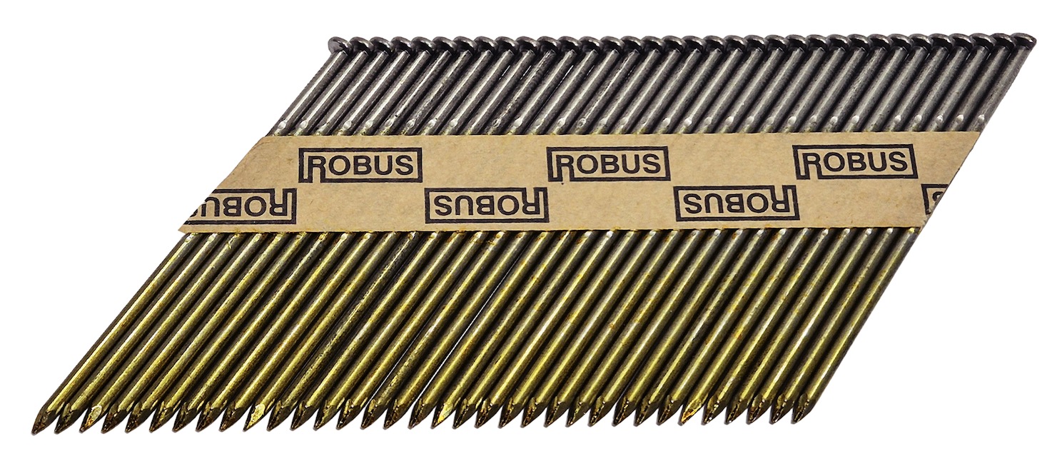 Ongle Robus; 90x3,1 mm; 34°; 3000 pcs .; galvanisé