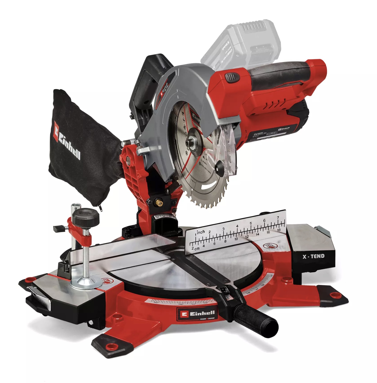Scie à onglets composés Einhell TE-MS 18/210 Li-Solo; 18 V (sans batterie et chargeur)