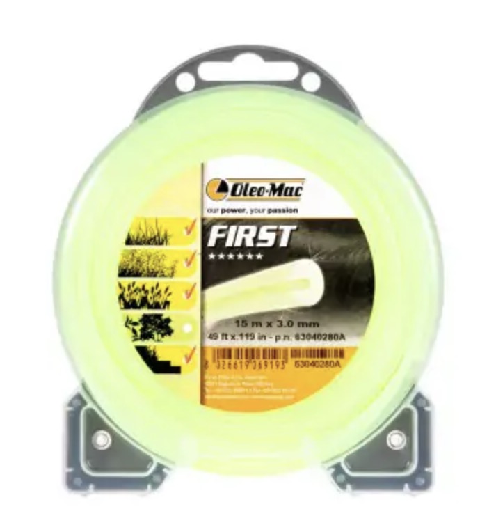 Fil de coupe Oleo-Mac 63040280A; 3,0 mm/15 m