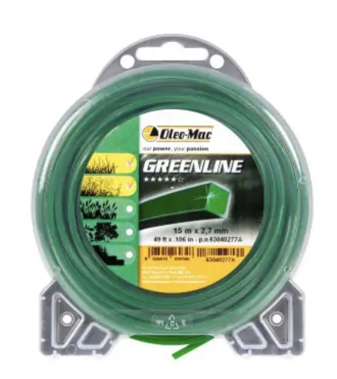 Fil de coupe Oleo-Mac 63040277A; 2,7 mm/15 m