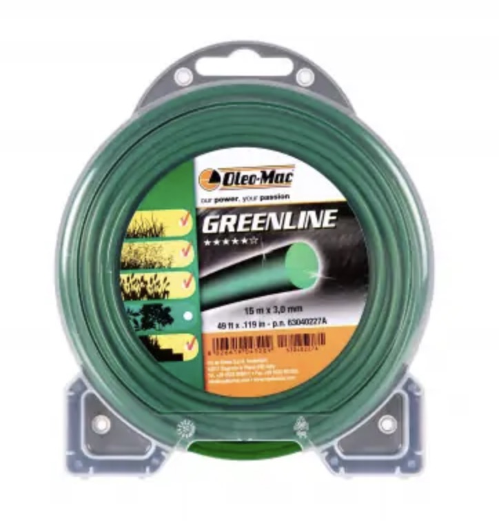 Fil de coupe Oleo-Mac 63040227A; 3,0 mm/15 m