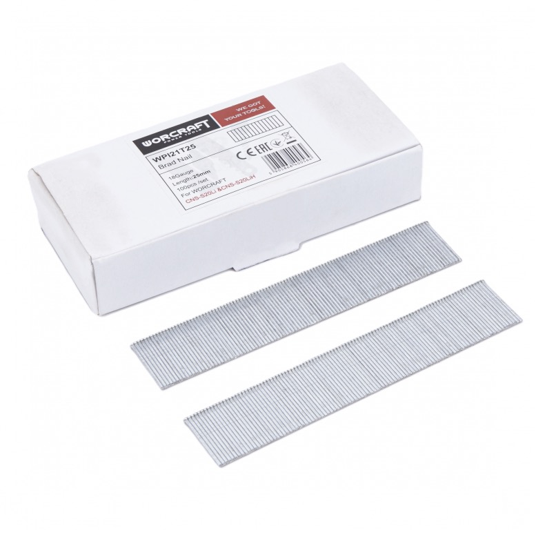 Ongle Worcraft CNSS20WPI21T25; 25 mm; 100 unités