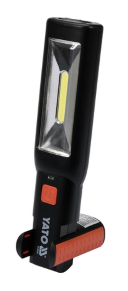 Lampe de poche Yato YT-08504; 3,7 V; 1x1,8 Ah accu.