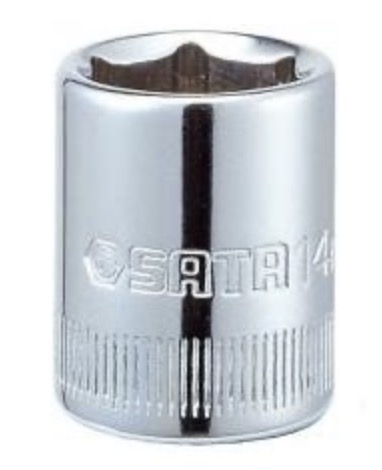 Clé à douille Sata S11306; 1/4''; 6 mm