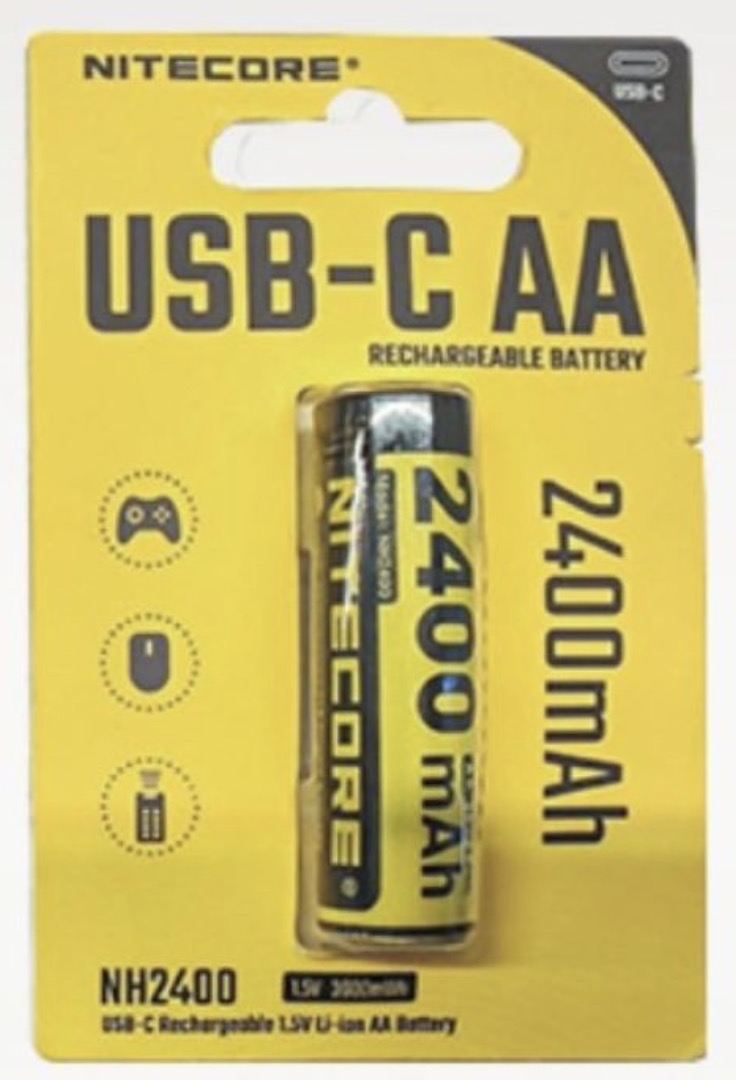 Batterie Nitecore NH2400; 1,5 V; 1x2,4 Ah