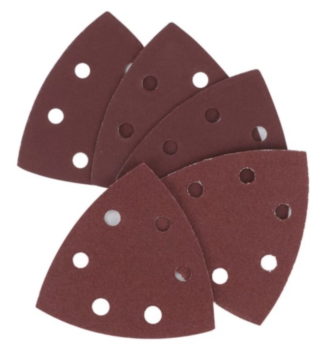 Papier de verre pour ponceuse delta Cortex 31410; 94x94 mm; P80; 5 unités