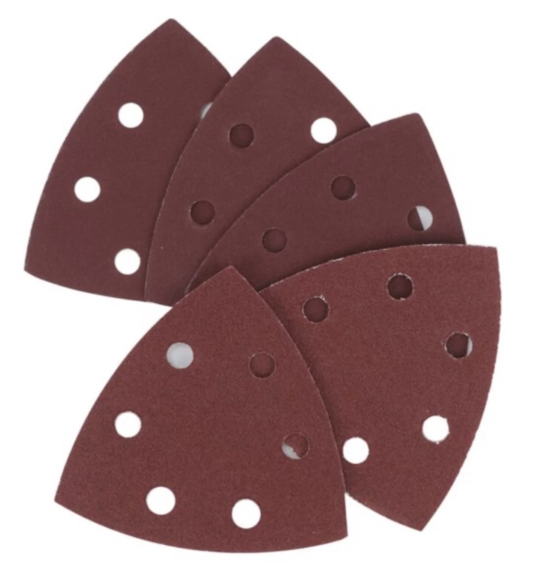 Papier de verre pour ponceuse delta Cortex 31414; 94x94 mm; P180; 5 unités