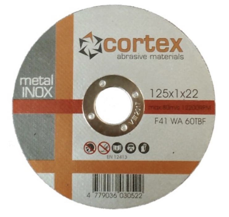 Disque abrasif Cortex 18261; 125x1,0x22,2 mm