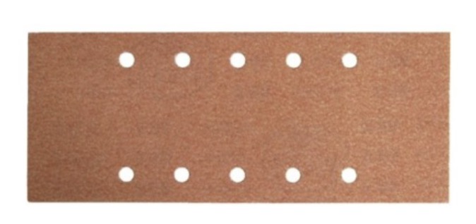 Papier de verre pour ponceuse orbitale Cortex 31417; 115x230 mm; P80; 5 unités