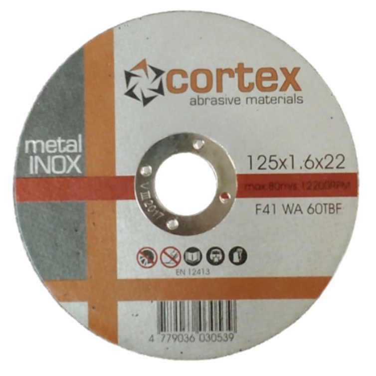 Disque abrasif Cortex 18262; 125x1,6x22,2 mm