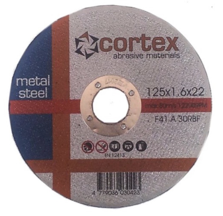 Disque abrasif Cortex 18204; 125x1,6x22,2 mm