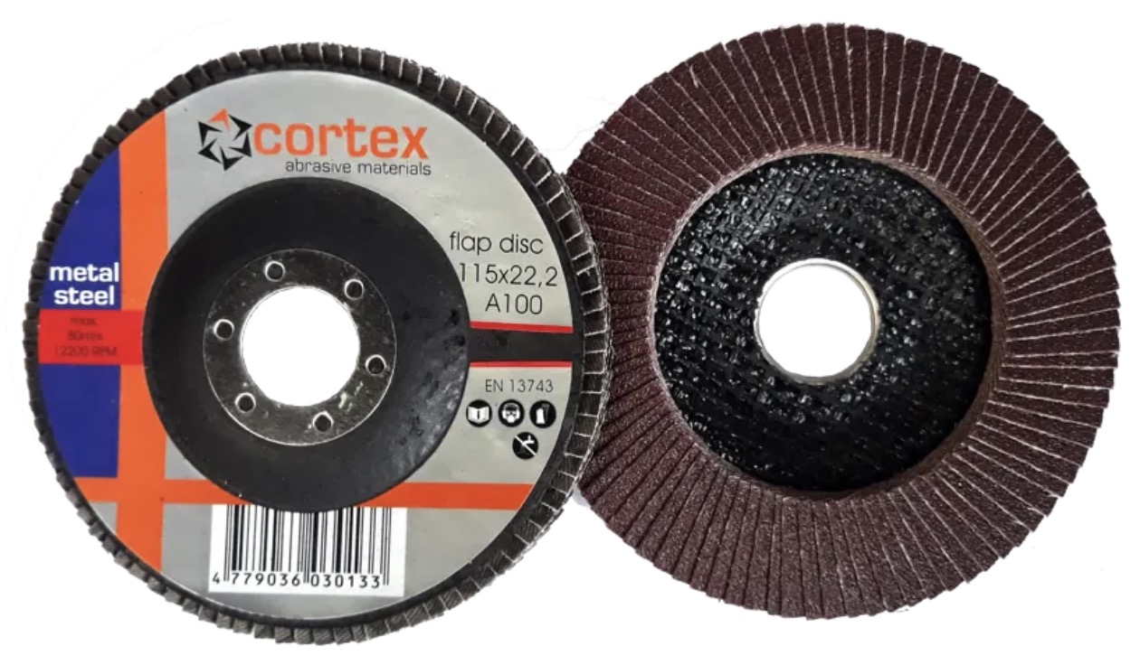Meule-éventail Cortex 14003; 115x22 mm; P100