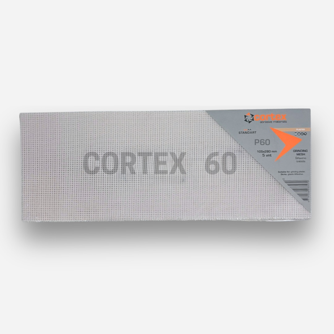 Abrasif maillé Cortex Standart 15016; 105x280 mm; P60; 5 unités