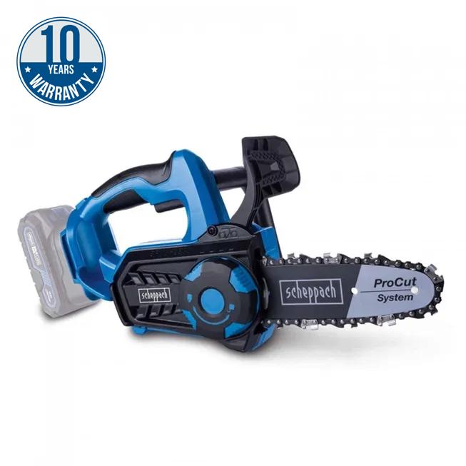 Tronçonneuse Scheppach BC-TCS200-X; 20 V; 20 cm rail de guidage (sans batterie et chargeur)