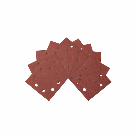 Sandpaper for orbital sander DeWalt DT3023; 115x115 mm; K120; 10 units