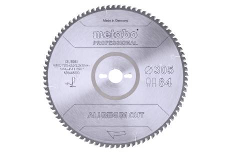 Lame de scie pour aluminium Metabo FZ/TZ Aluminium cut professional; 305x30x84 mm; -5°