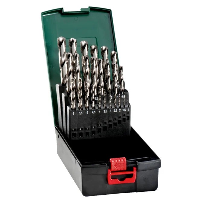 Jeu de forets pour métal Metabo HSS-G SP; 1 - 13 mm; 25 unités