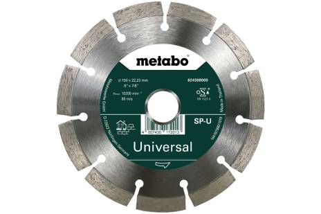 Disque à tronçonner diamanté Metabo Promotion; 150x22 mm