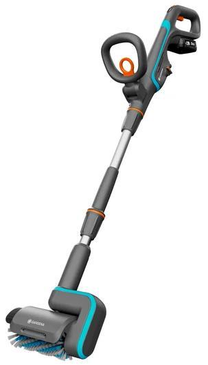 Brosse de terrasse Gardena AquaBrush Patio 03/18V P4A Solo; 18 V (sans batterie et...