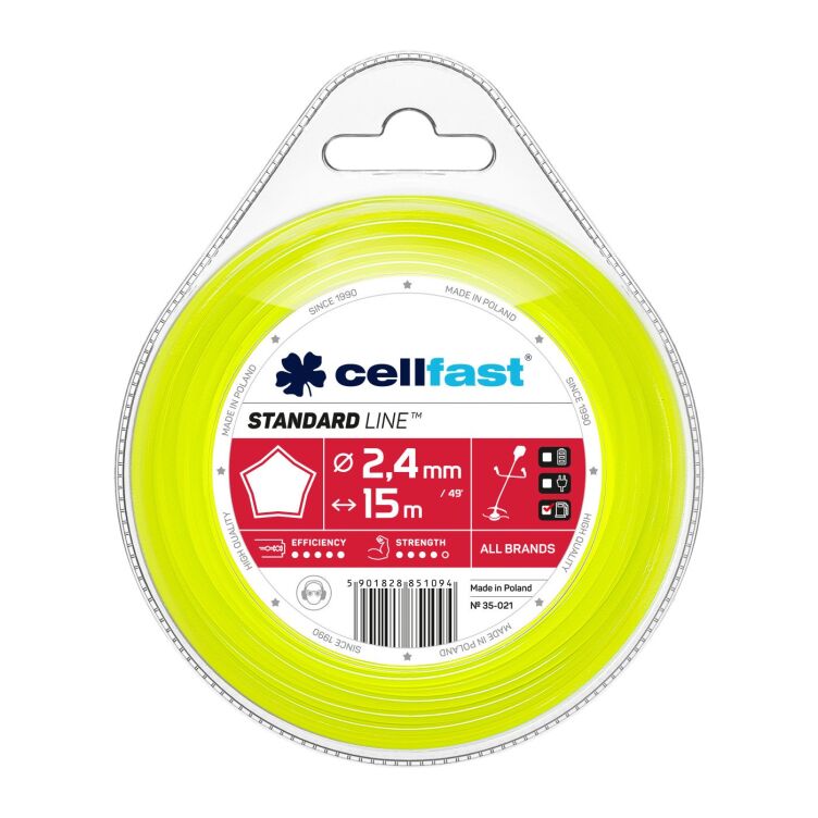 Fil de coupe Cellfast 35-021; 15 m; 2,4 mm