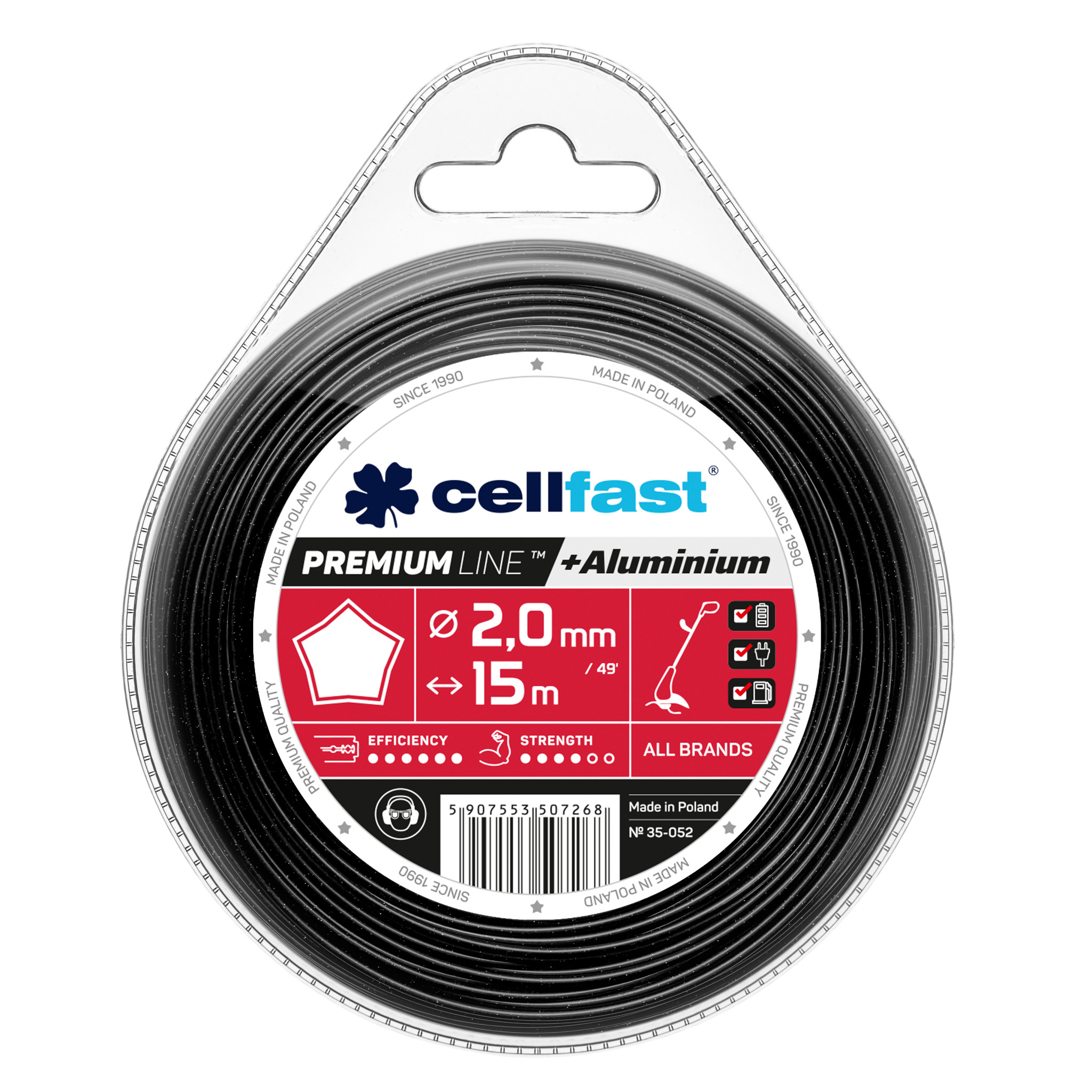 Fil de coupe Cellfast PREMIUM 35-052; 15 m; 2 mm