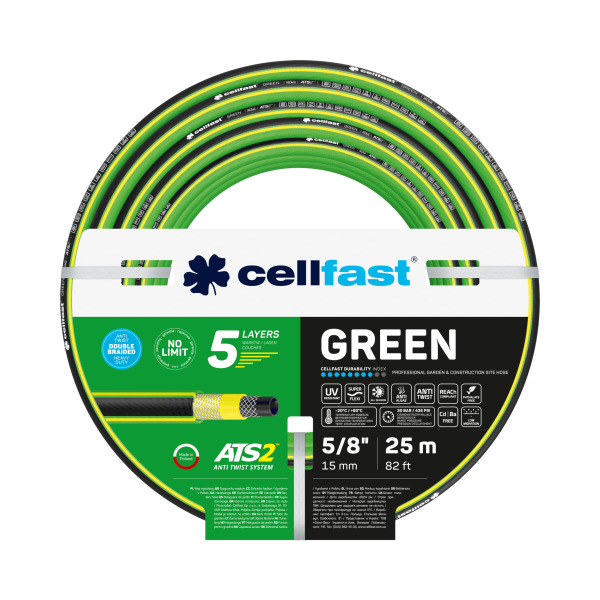 Tuyau Cellfast ATS2 15-110; 25 m; 5/8''