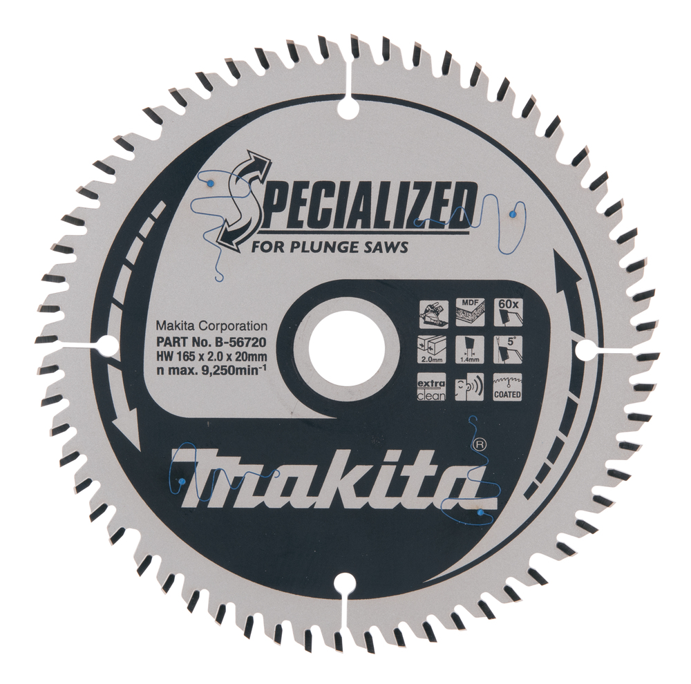 Scie circulaire Makita B-56720; 165x20 mm