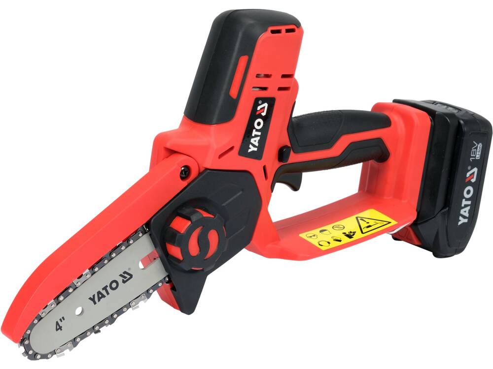 Tronçonneuse Yato YT-828135; 4''; 18 V; 1x2,0 Ah accu.