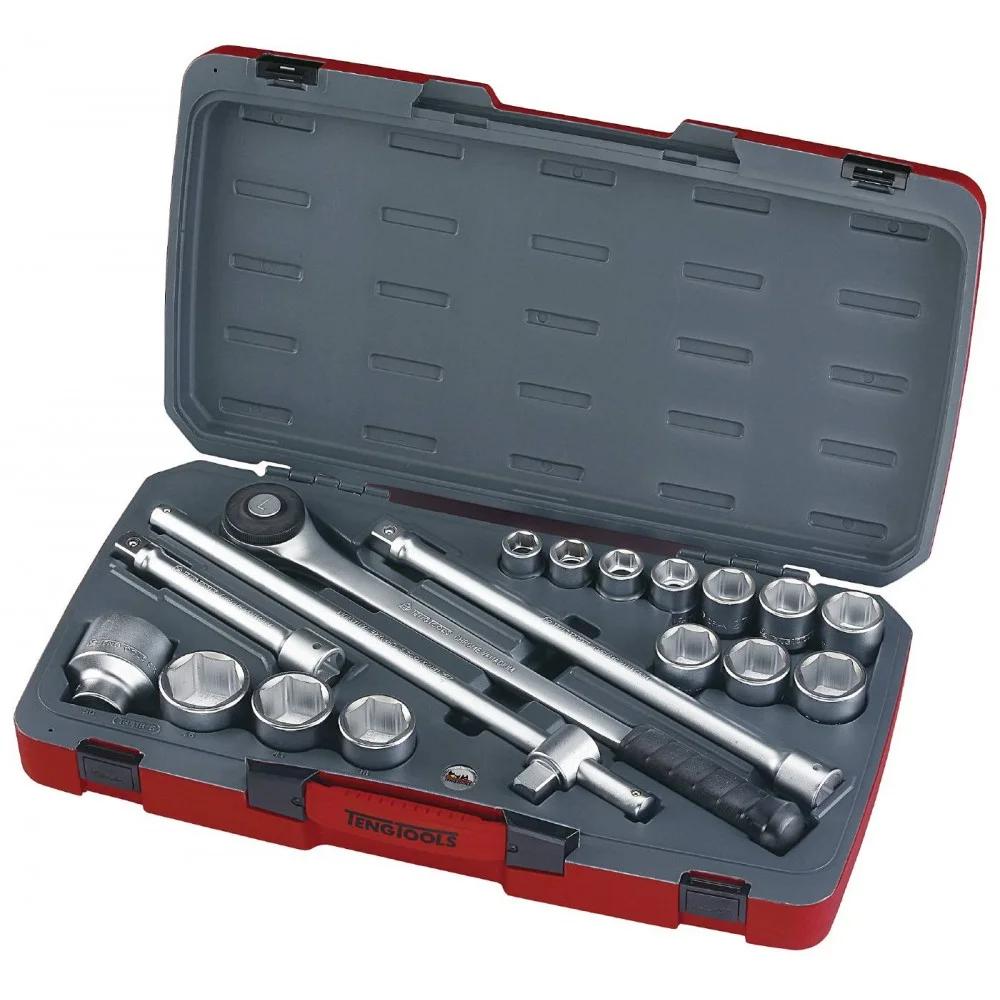 Jeu de clés à douille Teng Tools T3418-6; 3/4''; 18 unités