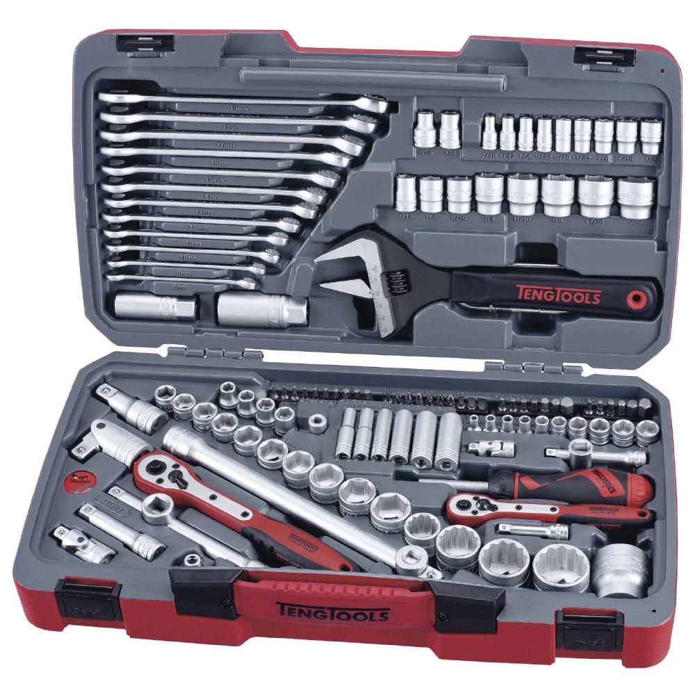 Ensemble d'outils Teng Tools TM127; 1/4''; 3/8''; 1/2''; 127 unités