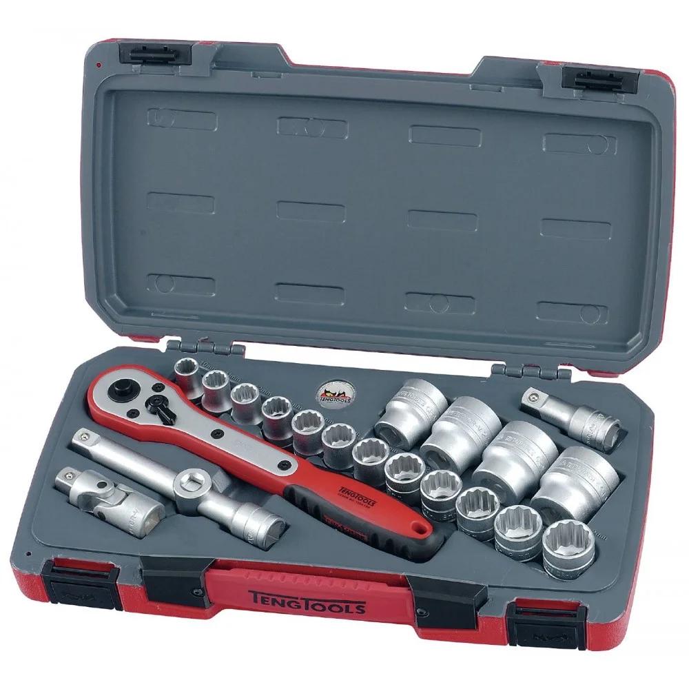 Jeu de clés à douille Teng Tools T1221; 21 unités