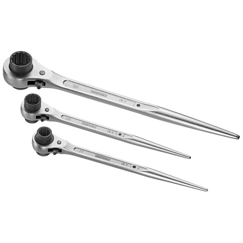 Clé à combinaison à cliquet Teng Tools PWG1922; 19x22 mm; 315 mm