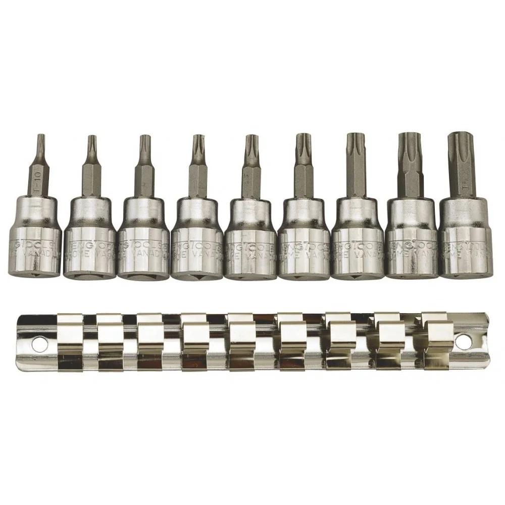 Socket et jeu de bits Teng Tools M3813TPX; 3/8''; 10 unités