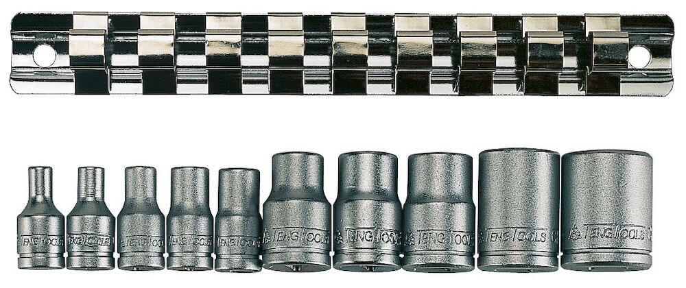 Jeu de clés à douille Teng Tools M3814; TX-E; 1/4''; 3/8''; 10 unités