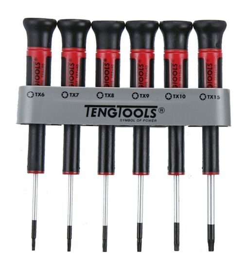 Ensemble de tournevis Teng Tools MDM706TX; Torx; 120 mm; 6 unités