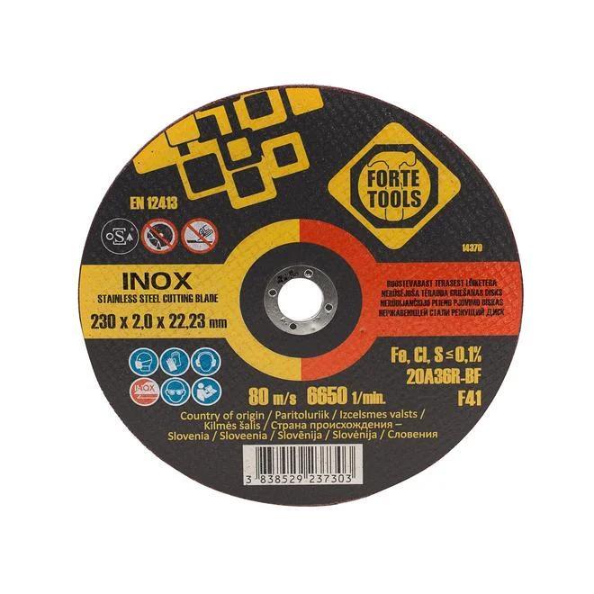 Disque abrasif Forte Tools 406430; 230x2x22,23 cm