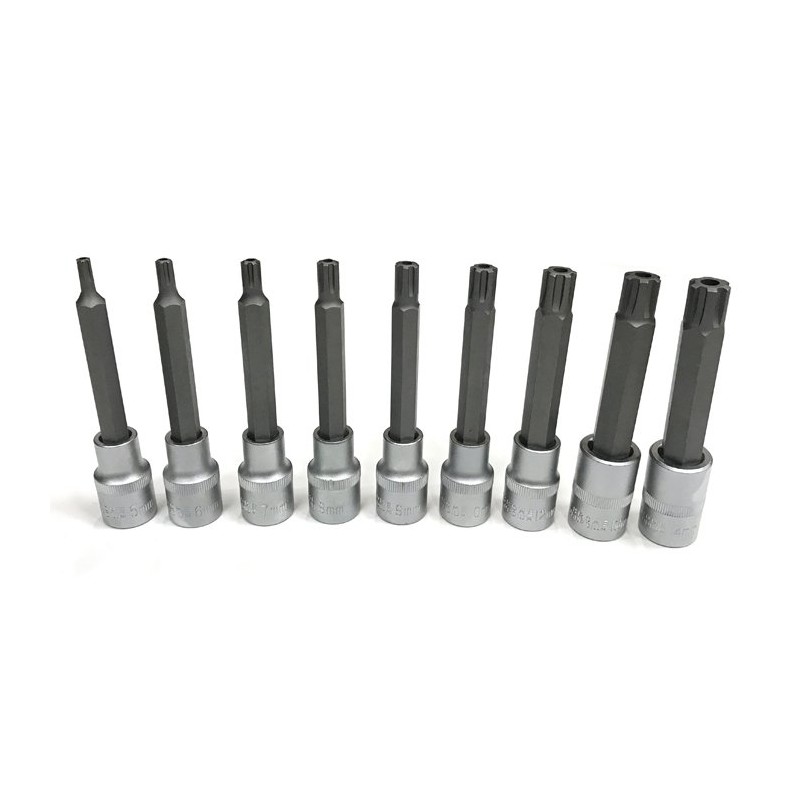 Socket et jeu de bits Ellient Tools SB2129; 1/2''; 3/8''; 9 unités