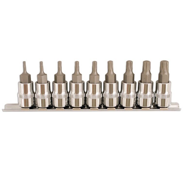 Socket et jeu de bits Ellient Tools GB7018; 3/8''; 9 unités