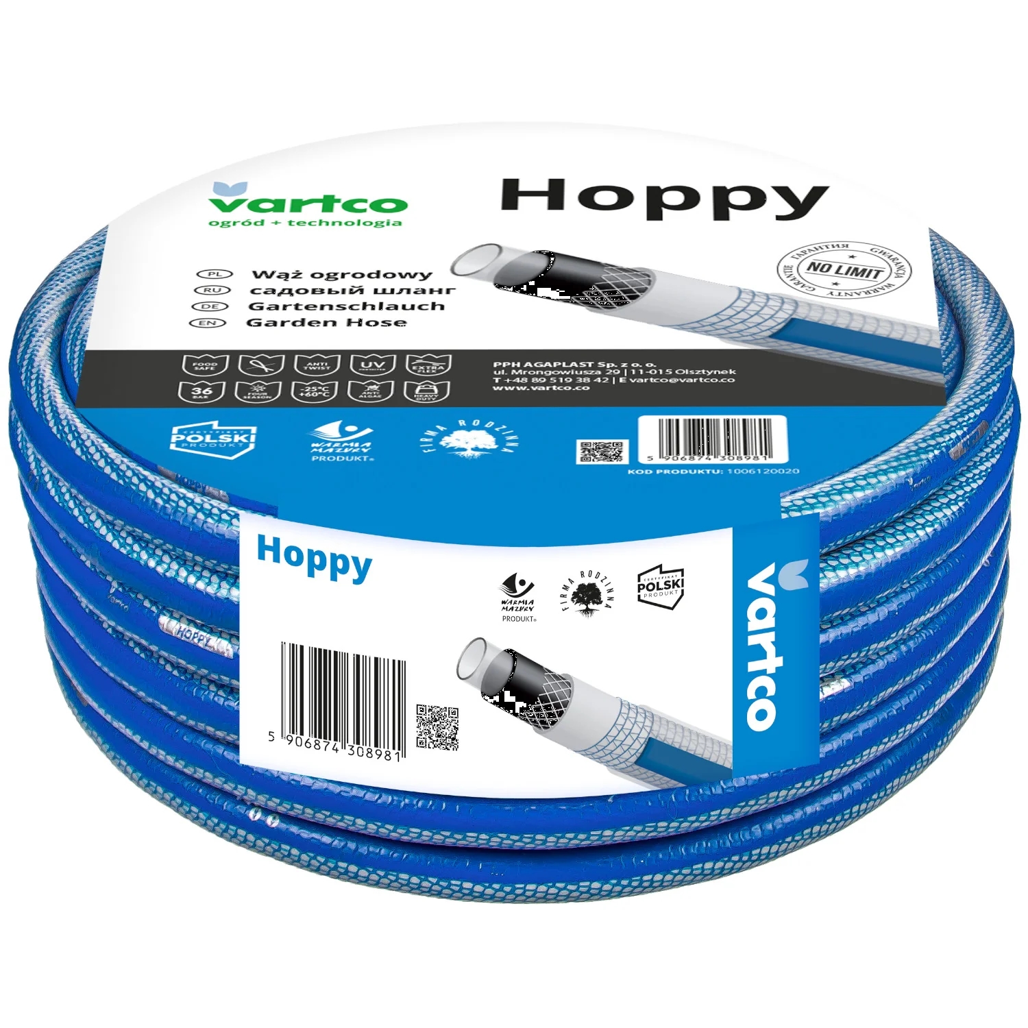 Tuyau Vartco Hoppy; 1/2''; 30 m