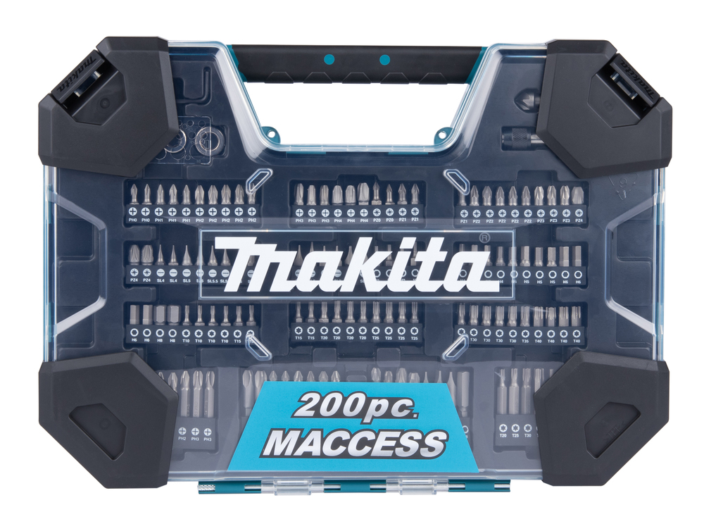 Jeu de forets et de tournevis Makita E-22610; 200 unités